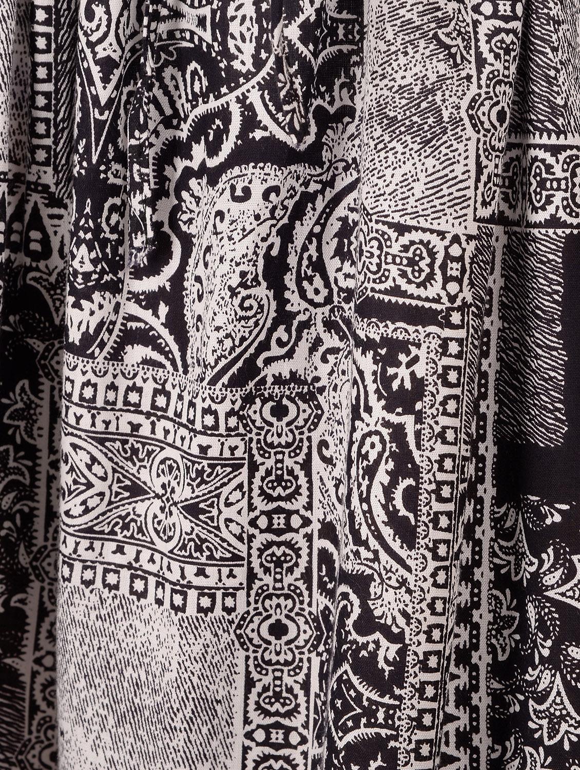 printed a-line midi skirt - 15341173 - Zoom Image - 4