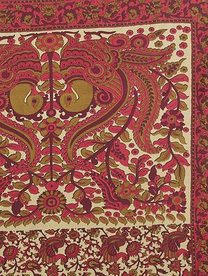 kalamkari printed saree with tassels with blouse - 15341497 - Standard Image - 4