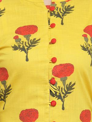 flared printed kurta - 15343125 - Standard Image - 4