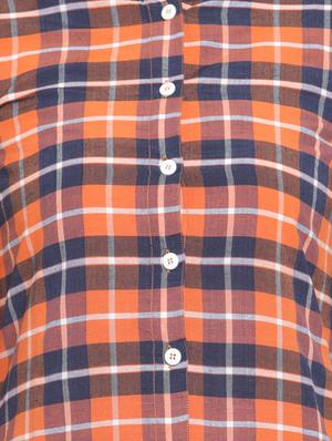 A-line multi checks kurta - 15343133 - Standard Image - 4