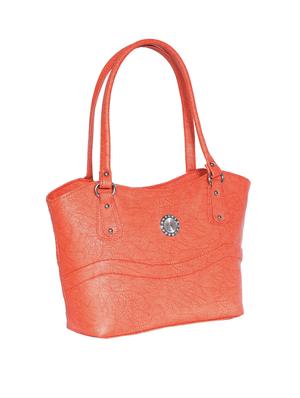 red leatherette (pu) regular handbag - 15343444 - Standard Image - 4