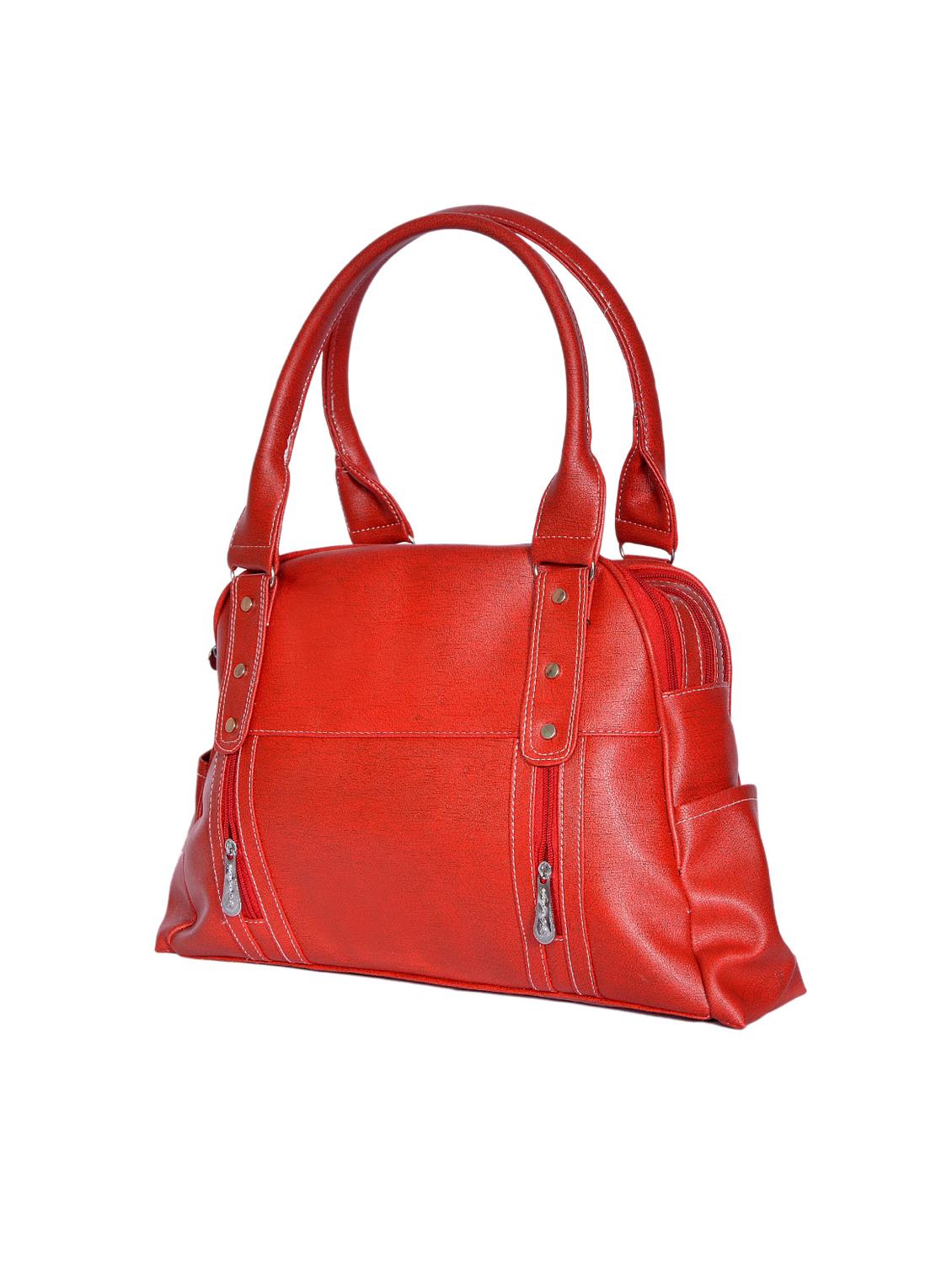red leatherette (pu) regular handbag - 15343458 - Zoom Image - 4