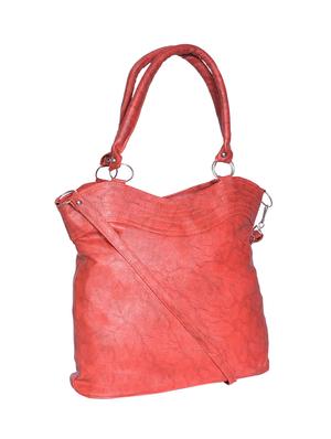 red leatherette (pu) regular handbag - 15343469 - Standard Image - 4