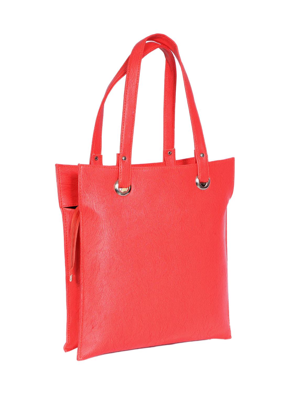 red leatherette (pu) regular tote - 15343479 - Zoom Image - 4