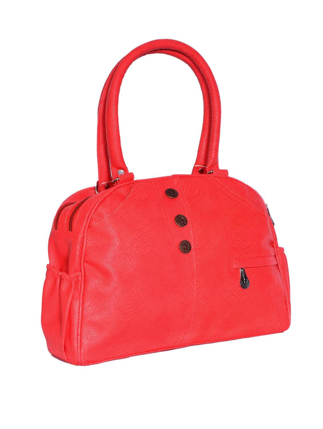 red leatherette (pu) regular handbag - 15343482 - Zoom Image - 4
