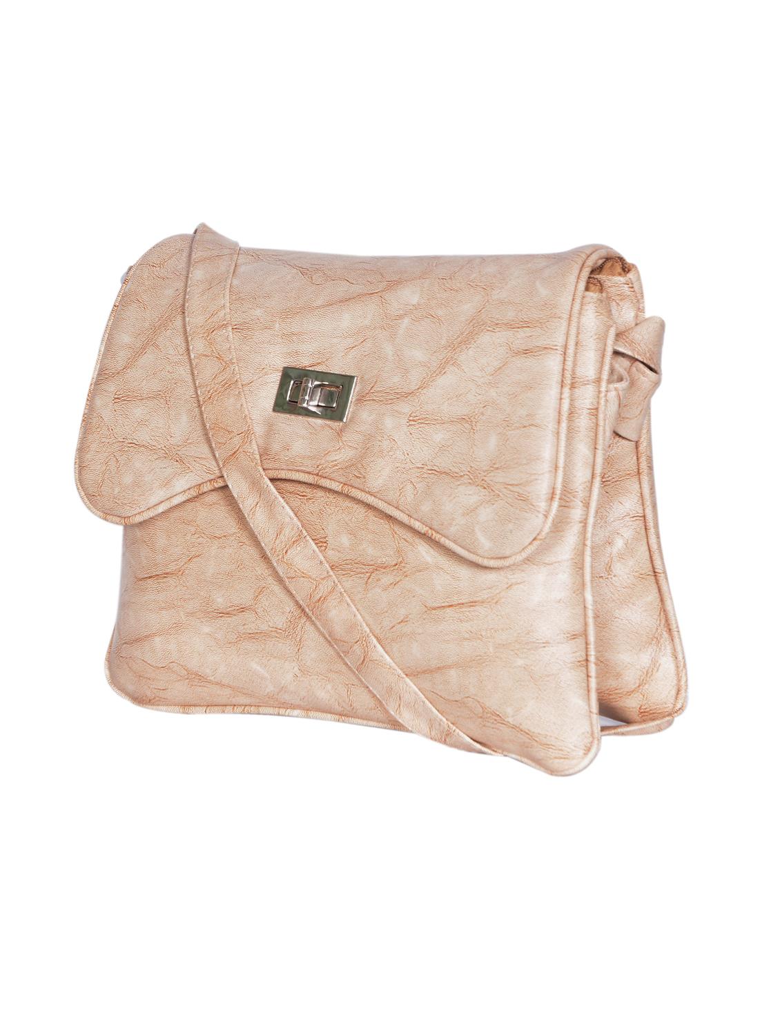 cream leatherette (pu) regular sling bag - 15343603 - Zoom Image - 4