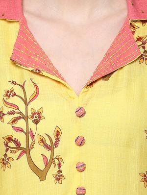 straight printed kurta - 15344404 - Standard Image - 4