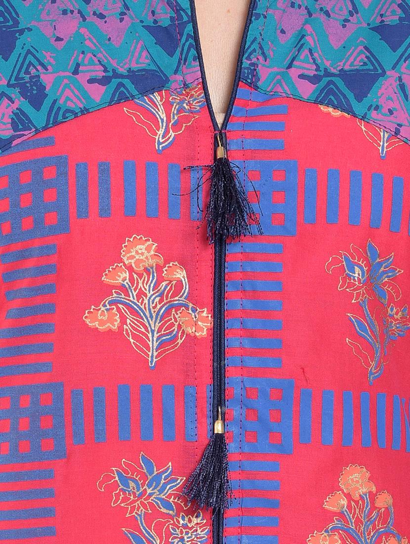 Printed a-line kurta - 15344566 - Zoom Image - 4