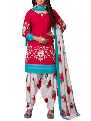 multi colored unstitched combo suit - 15344600 - Standard Image - 4