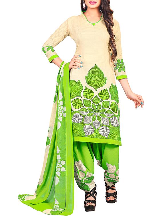 multi colored unstitched combo suit - 15344647 - Zoom Image - 4