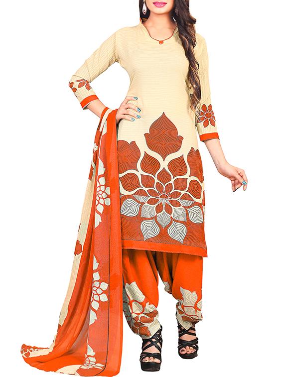 multi colored unstitched combo suit - 15344759 - Zoom Image - 4