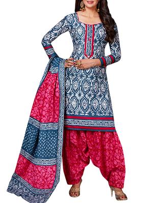 multi colored unstitched combo suit - 15344825 - Standard Image - 4