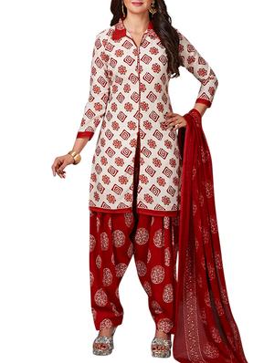 multi colored unstitched combo suit - 15344877 - Standard Image - 4