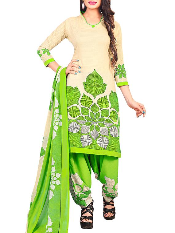 multi colored unstitched combo suit - 15344902 - Zoom Image - 4