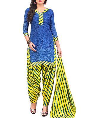 multi colored unstitched combo suit - 15344985 - Standard Image - 4