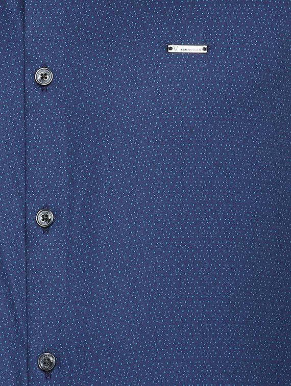 blue cotton formal shirt - 15345182 - Zoom Image - 4