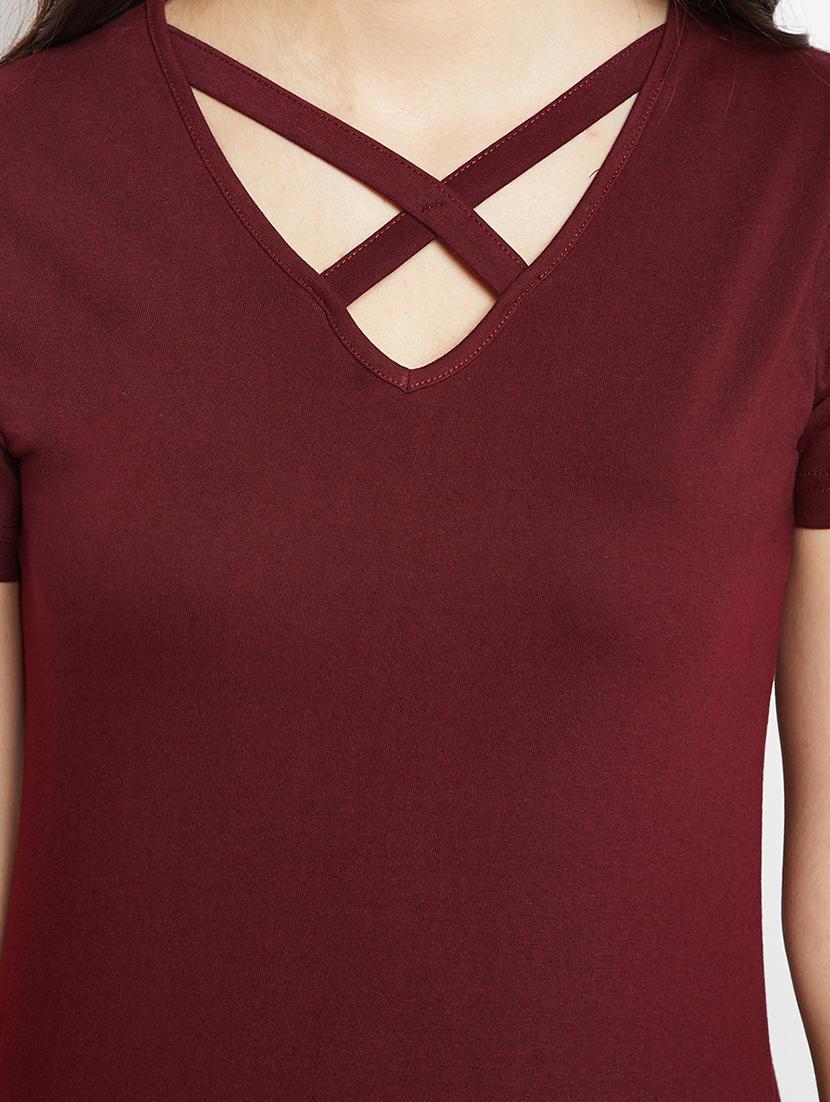 criss cross neckline top - 15345262 - Zoom Image - 4