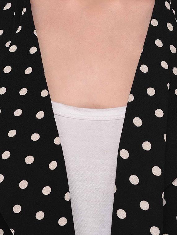 polka dotted drape shrug - 15345361 - Zoom Image - 4