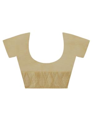 Chevron Motif Banarasi Saree with blouse - 15345647 - Standard Image - 4