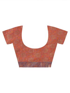 Zari Work Banarasi Saree with blouse - 15345669 - Standard Image - 4