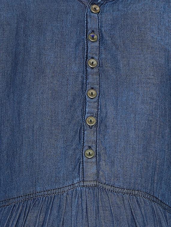 tired blue kurta - 15345734 - Zoom Image - 4