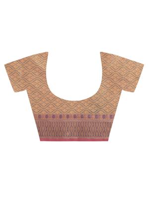 floral zari motif Banarasi Saree with blouse - 15345771 - Standard Image - 4
