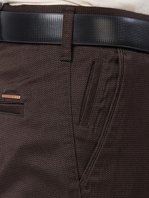 brown cotton chinos - 15347328 - Standard Image - 4