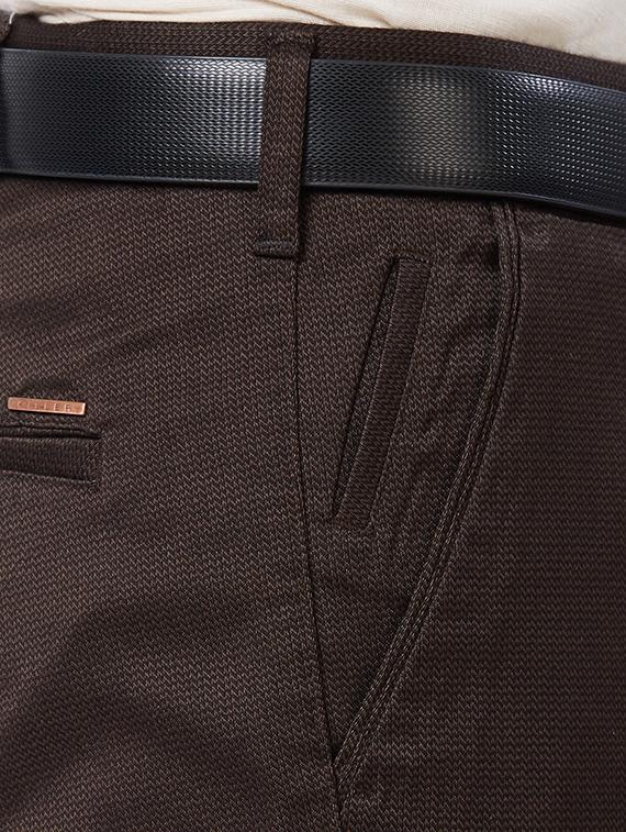 brown cotton chinos - 15347328 - Zoom Image - 4