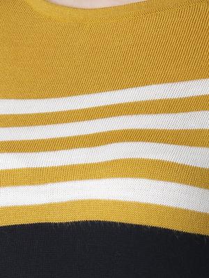 ribbed hem striped pullover - 15347351 - Standard Image - 4