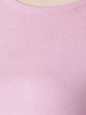 tie-knot sleeve solid pullover - 15347359 - Standard Image - 4