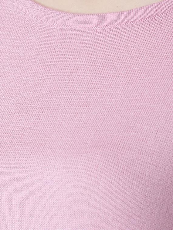 tie-knot sleeve solid pullover - 15347359 - Zoom Image - 4