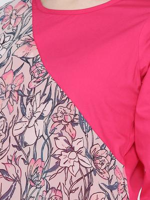 floral a-line dress - 15348643 - Standard Image - 4