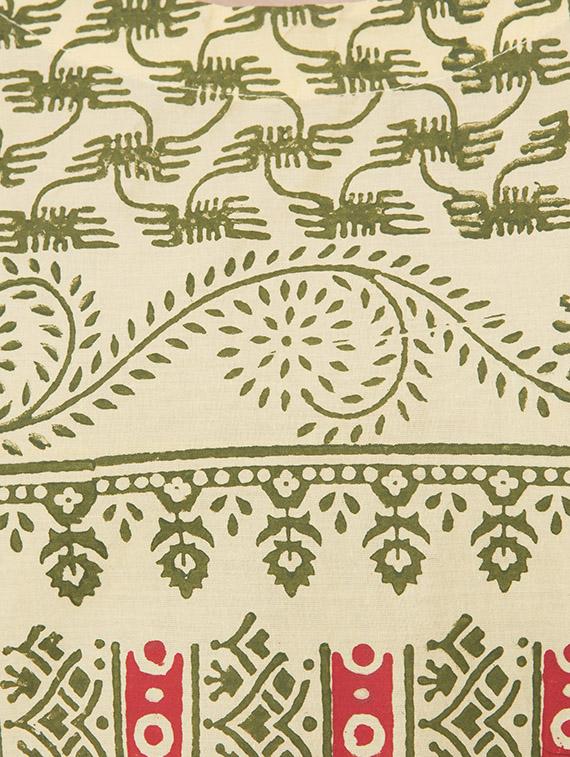 printed straight kurta - 15349405 - Zoom Image - 4