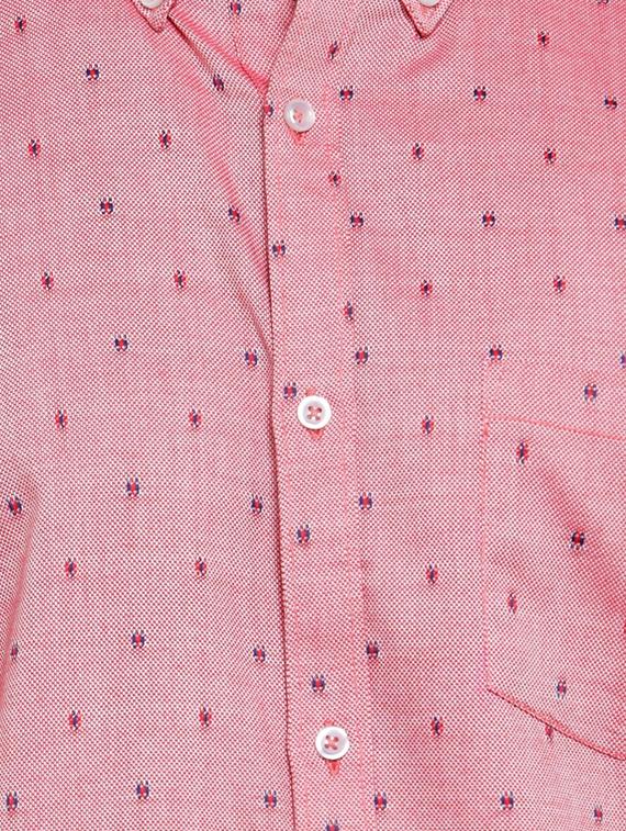 pink cotton casual shirt - 15349909 - Zoom Image - 4