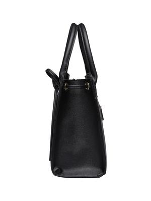 black leatherette (pu) regular handbag - 15350448 - Standard Image - 4