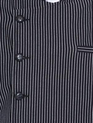 black cotton nehru jacket - 15352986 - Standard Image - 4