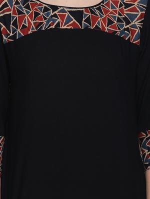 printed straight kurta - 15353872 - Standard Image - 4