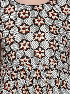 printed flared kurta - 15353875 - Standard Image - 4