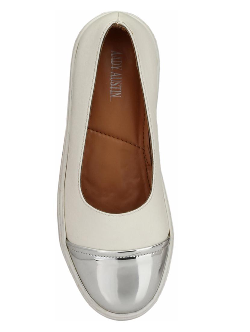 white plimsolls casual shoes - 15353908 - Zoom Image - 4