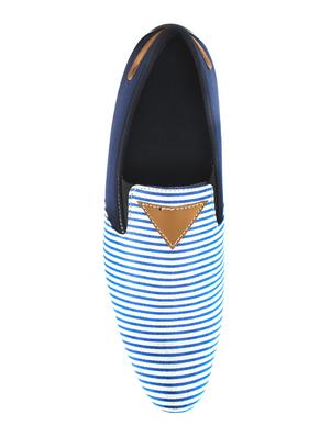blue canvas casual slip on - 15354046 - Standard Image - 4