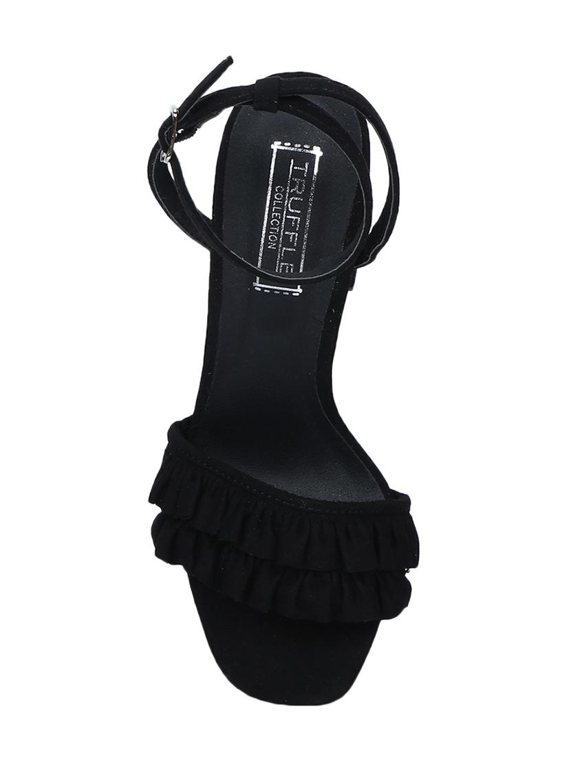 black ankle strap sandals - 15354094 - Zoom Image - 4