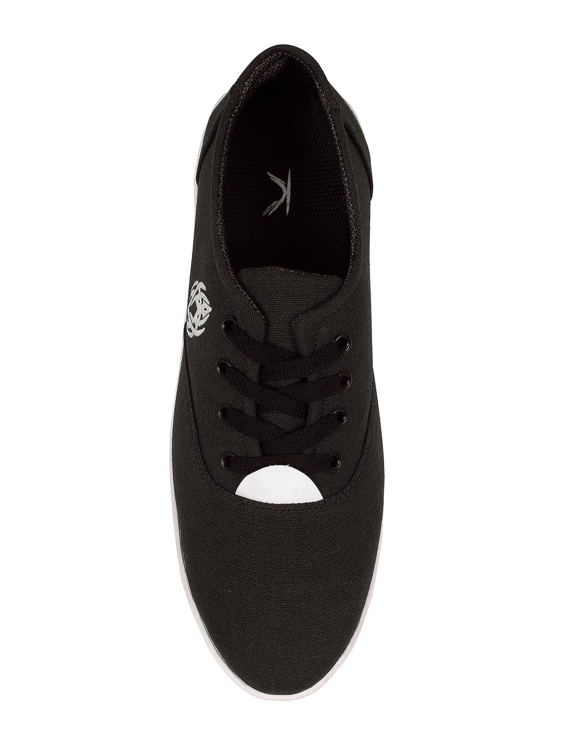 black canvas lace up sneaker - 15358225 - Zoom Image - 4