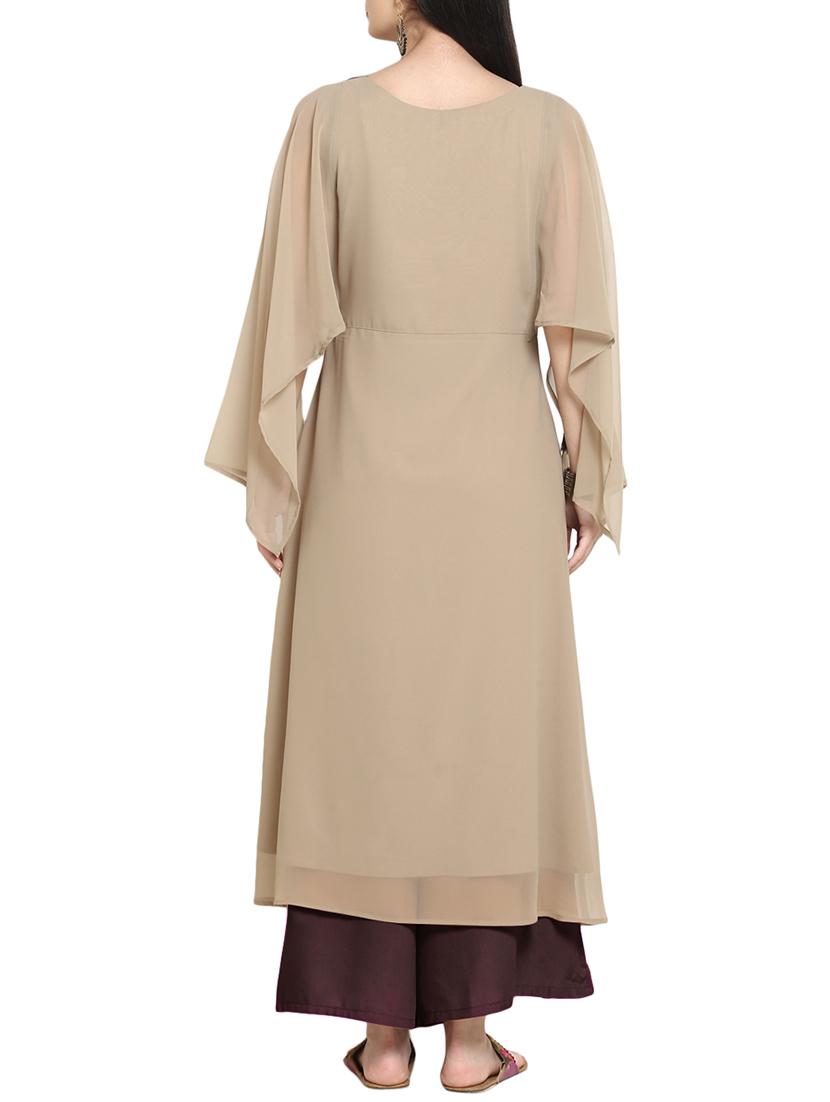 asymmetric flared kurta - 15359593 - Zoom Image - 4