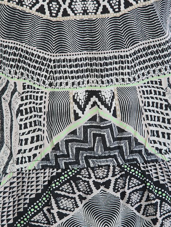 printed cut out detail maxi dress - 15360786 - Zoom Image - 4