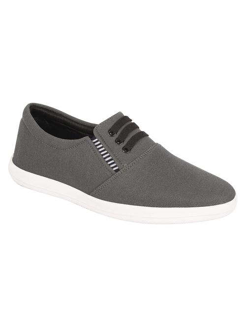 grey Canvas casual slipon - 15361019 - Standard Image - 1