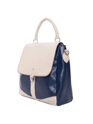 beige leatherette (pu) regular sling bag - 15361362 - Standard Image - 4