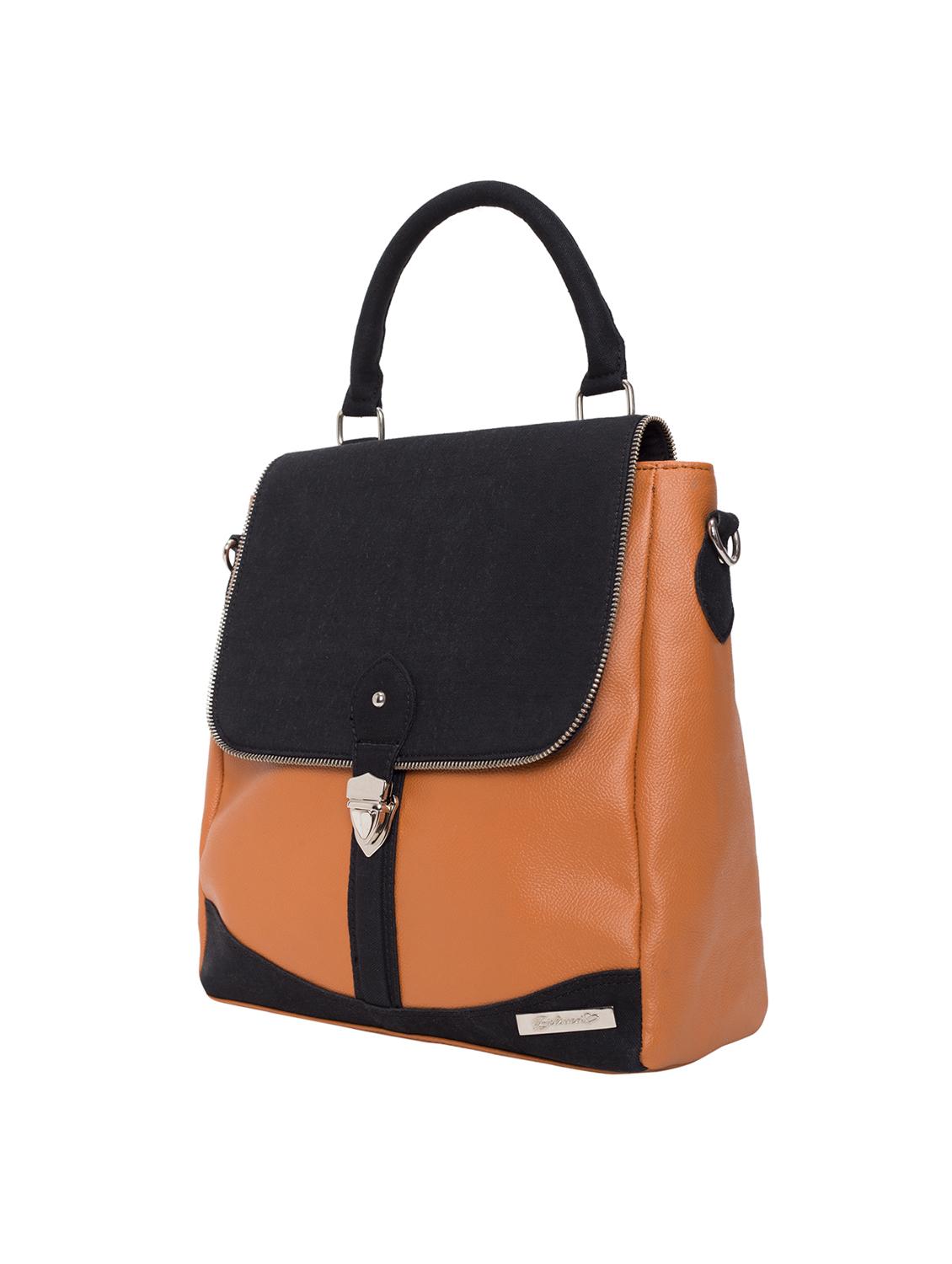 orange leatherette (pu) regular sling bag - 15361363 - Zoom Image - 4