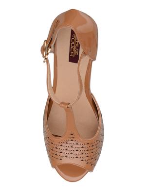 brown ankle strap sandals - 15363371 - Standard Image - 4