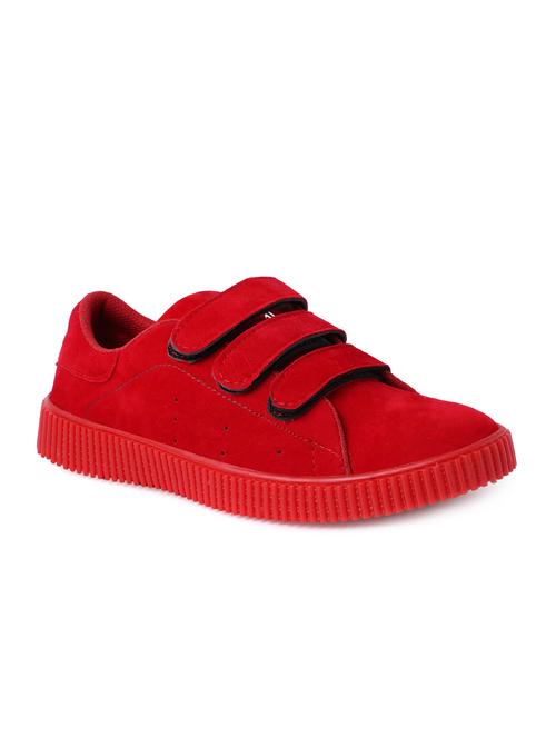 red Suede slip on sneaker - 15363858 - Standard Image - 1
