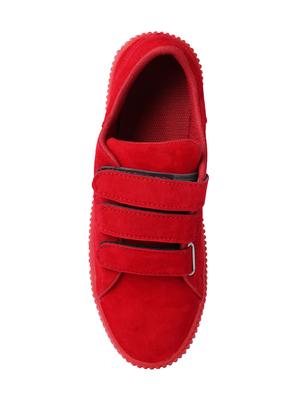 red Suede slip on sneaker - 15363858 - Standard Image - 4